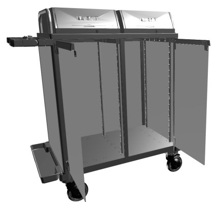 Chariot collecte déchets VERMOP