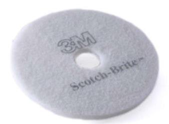 Disque lustrage blanc Ø330 les 5 disques SCOTCH-BRITE 3M