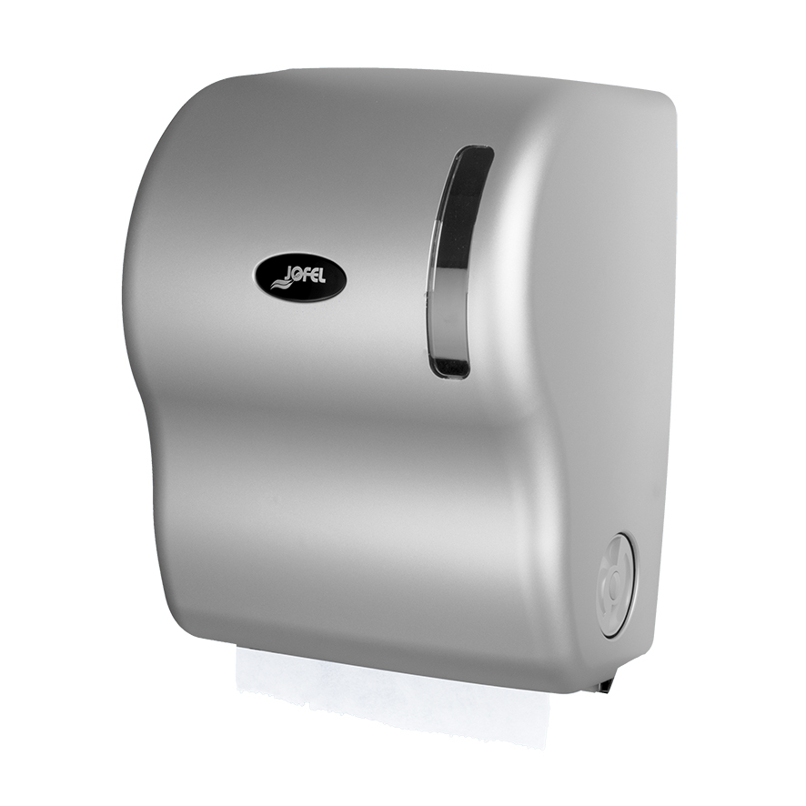 Distributeur ess mains autocut 100 et 140m ABS silver l'unité JOFEL