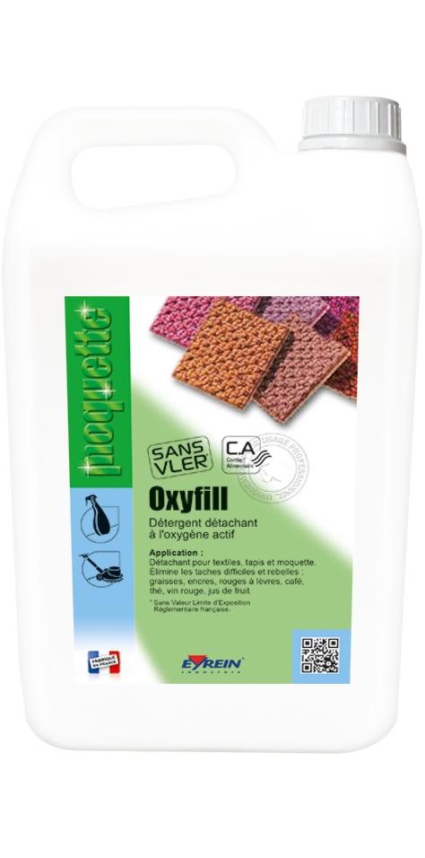 EYREIN OXYFILL Détachant à l'oxygène actif moquette tapis textile 5L