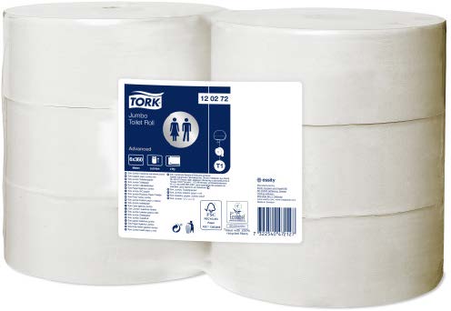 Papier toilette jumbo 2 plis Advanced 360mx9,4cm T1 les 6 bobines TORK