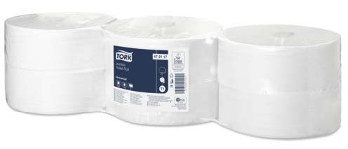 Papier toilette jumbo Universal 1 pli 650mx9,5cm T1 les 6 bobines TORK