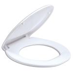 Abattant WC polypro Blanc 46 x 37 x 0.3 cm l'unité