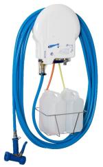 Centrale de désinfection 2 produits tuyau 15m avec pistolet et support 2x5L