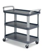 Chariot de service 3 plateaux gris anthracite SILVER 1310 DME