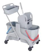 Chariot presse à plat 2x25L timon AR