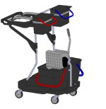 Chariot Révolution basique presse à plat