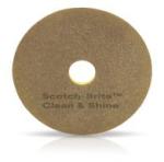 Disques Clean & Shine - brun - diam 355 les 5 disques SCOTCH-BRITE