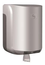 Distributeur essuie mains maxi dévidage central ABS gris métal l'unité JVD