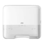 Distributeur essuie mains mini dévidage central plié V/C H3 blanc l'unité TORK