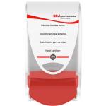 Distributeur mousse ou gel désinfect. manuel blanc 1L l'unité DEB