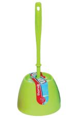 Ensemble WC balayette + socle - vert - l'unité