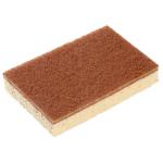 Eponge grattante Eco responsable blanc/marron 100% recyclées l'unité SPONTEX