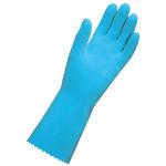 Gants jersey latex - bleu - taille 6/S la paire
