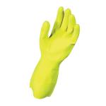 Gants ménage latex jaune taille XL la paire