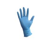 Gants nitrile usage unique bleu XL non poudrés LG la boîte de 100
