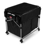 Grand couvercle chariot X-CART pliant de 282L RUBBERMAID