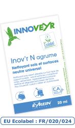 INOV'R N AGRUME Ecolabel Carton 250x doses 20ml