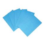 Lavette anti bactériennes 50x35cm bleu les 25 unités