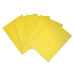 Lavette anti bactériennes 50x35cm jaune les 25 unités