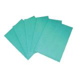 Lavette anti bactériennes 50x35cm vert les 25 unités