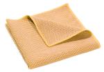 Lavette microfibre 100% fibres recyclées 38x40 cm jaune le sachet de 5 SPONTEX
