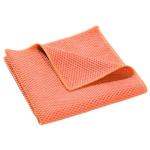 Lavette microfibre 100% fibres recyclées 38x40cm rouge le sachet de 5 SPONTEX