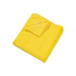 Lavette microfibre 38x40 cm jaune le sachet de 5 SPONTEX