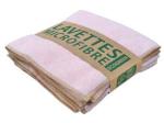 Lavette microfibre recyclée LG 38x38cm rouge le sachet x5 EcoGreen
