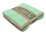 Lavette microfibre recyclée LG 38x38cm vert le sachet x5 EcoGreen