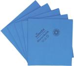 Lavettes microfibre non tissées bleu Micronquick  le sachet de 5 VILEDA