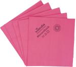 Lavettes microfibre non tissées rouge Micronquick le sachet de 5 VILEDA