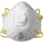Masques respiratoires coque FFP1 à valve la boîte de 10