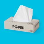 Mouchoirs papier recyclé les 35 boîtes de 100 Ecolabel POPEE