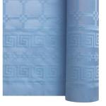 Nappe rouleau damassé bleu azur 1,2m x 25m les 6 rouleaux