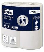 Papier toilette Advanced rlx tradi. 2 plis 23,8mx9,3cm T4 les 48 bobines TORK