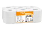 Papier toilette mini jumbo 2 plis LG recyclé les 12 bobines