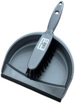 Pelle et balayette plastique gris l'unité