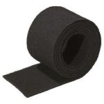 Rouleau tampon fin noir 150x3000mm 100% recyclées l'unité SPONTEX