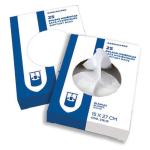 Sachet hygiénique blanc 15x27 carton 48 sachets de 25