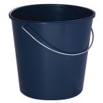 Seau 10L plastique bleu rond à bec l'unité