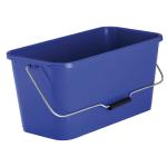 Seau vitre 12L bleu LG pour mouilleur 35cm l'unité