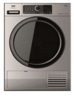 Sèche-linge 9Kg Front Silver pompe à chaleur BEKO PROFESSIONAL