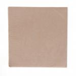 Serv ouate gaufree 2p 20x20 taupe les 600