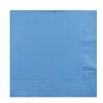 Serviettes ouate gaufrée 2p 38x38 bleu azur les 900