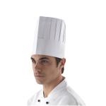 Toque papier blanc cuisine le carton de 50