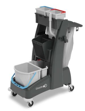 Chariot de ménage MM4T MULTIMATIC Petites roues avec tri sélectif NUMATIC