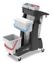 Chariot MM8 MULTIMATIC Reflo pré-imprégnation Petites roues recyclé 50% NUMATIC