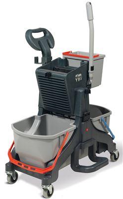 Chariot MMT1616G Reflo avec seau pivotant recyclé 50% NUMATIC