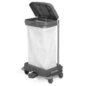 Chariot poubelle SAX 120 PG Reflo à pédale Graphite NUMATIC